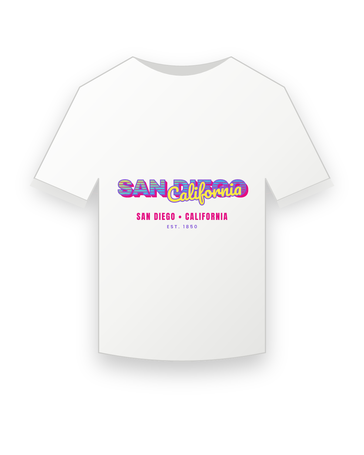 San Diego Music TV Youth Tee in White