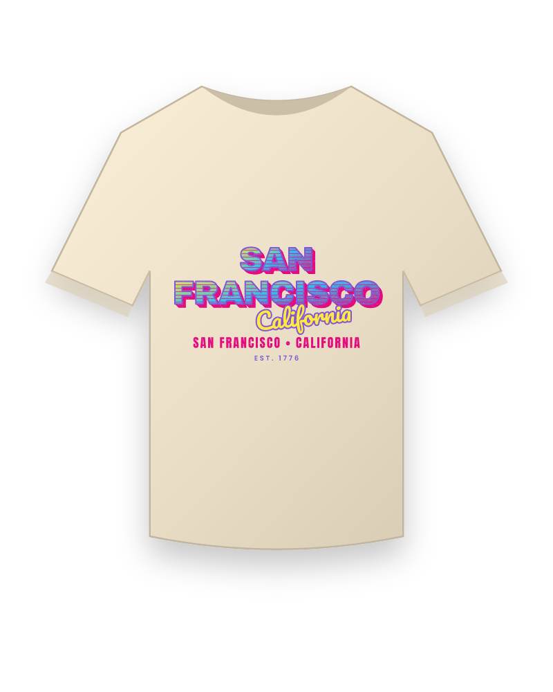 San Francisco Music TV Organic Cotton Tee