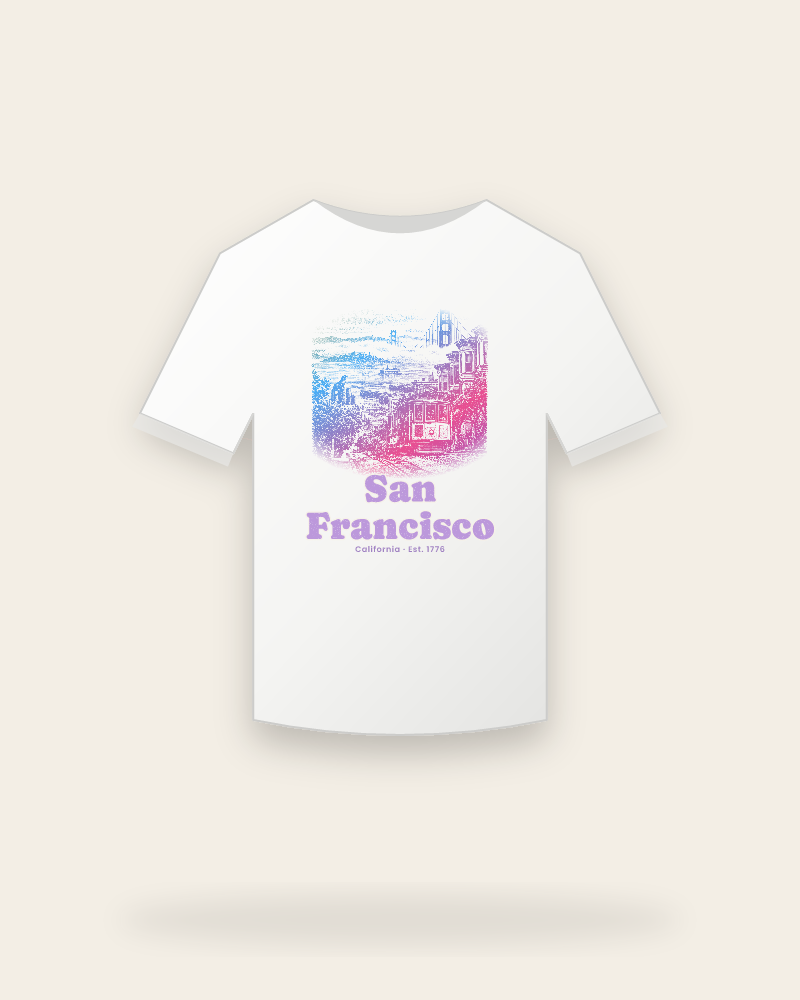 San Francisco Cable Car Hill Youth Tee