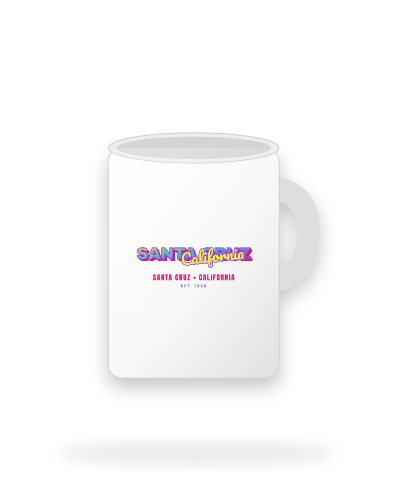 Santa Cruz Music TV Ceramic Mug 15oz
