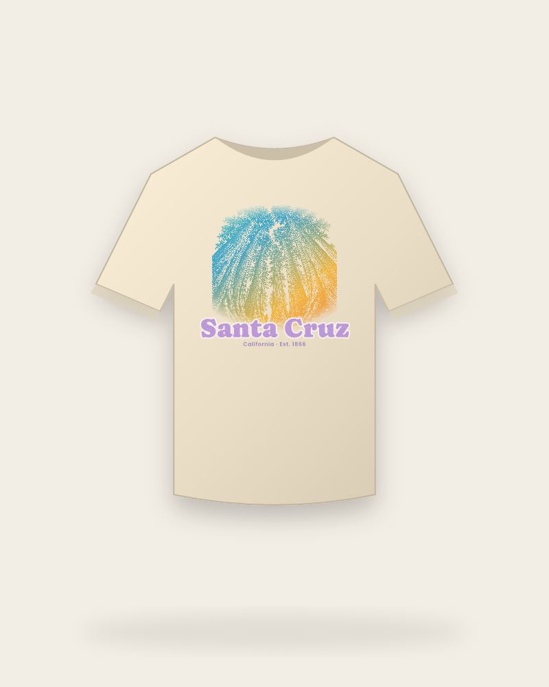 Santa Cruz Redwood Cathedral Organic Cotton Tee