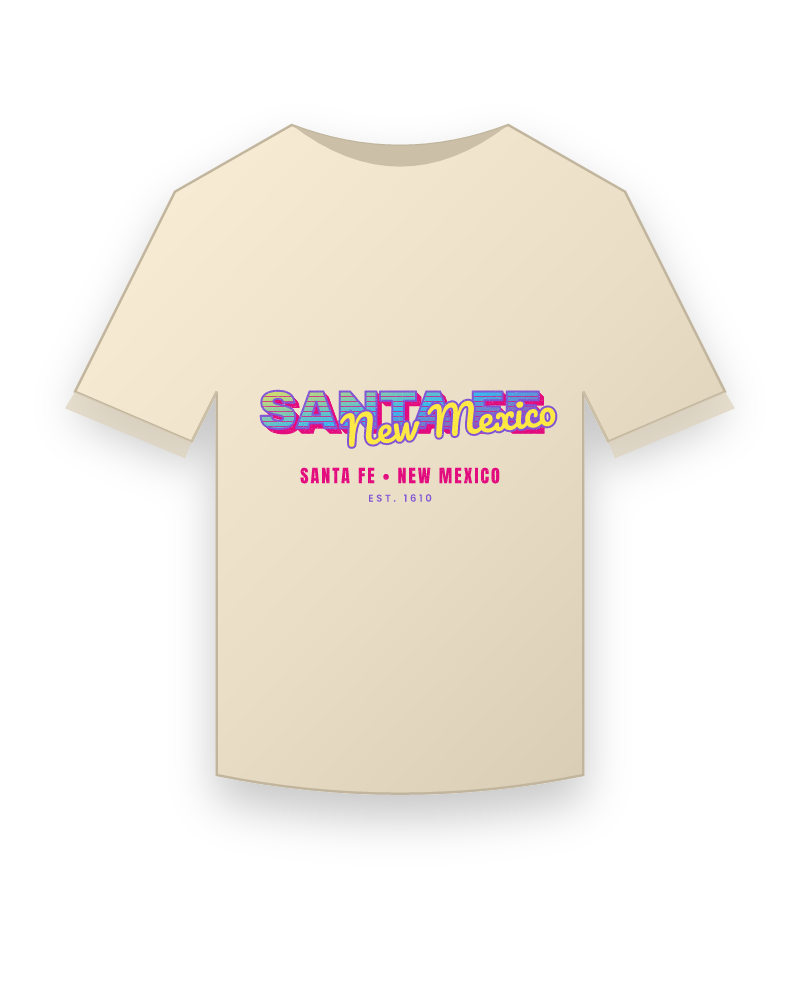 Santa Fe Music TV Organic Cotton Tee