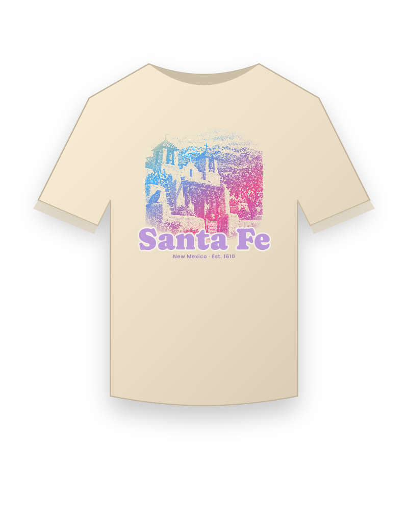 Santa Fe Adobe Church Classic Tee