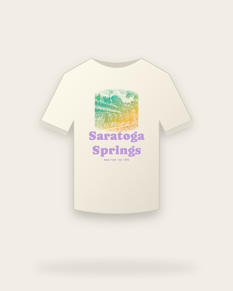 Saratoga Springs Homestretch Vintage Wash Tee
