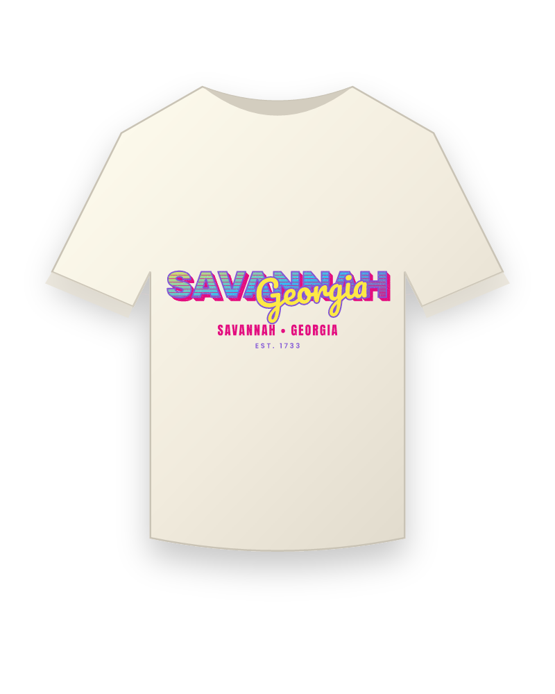Savannah Music TV Vintage Wash Tee