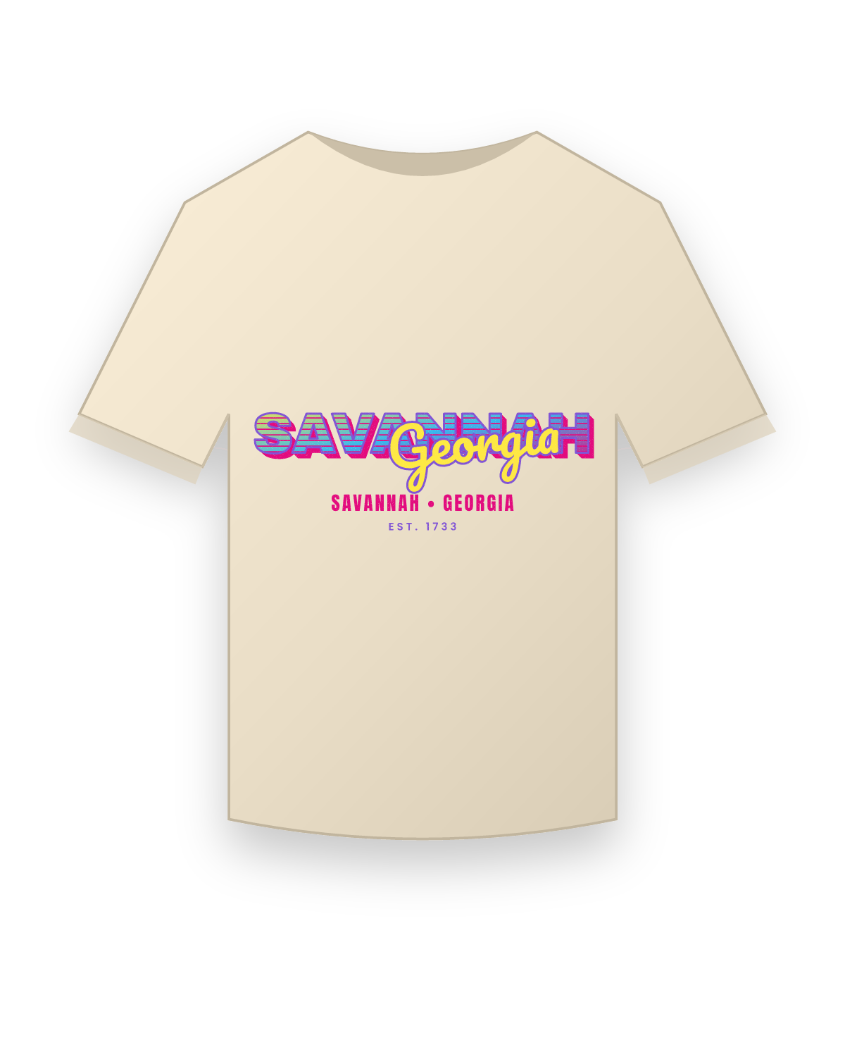 Savannah Music TV Classic Tee in Natural