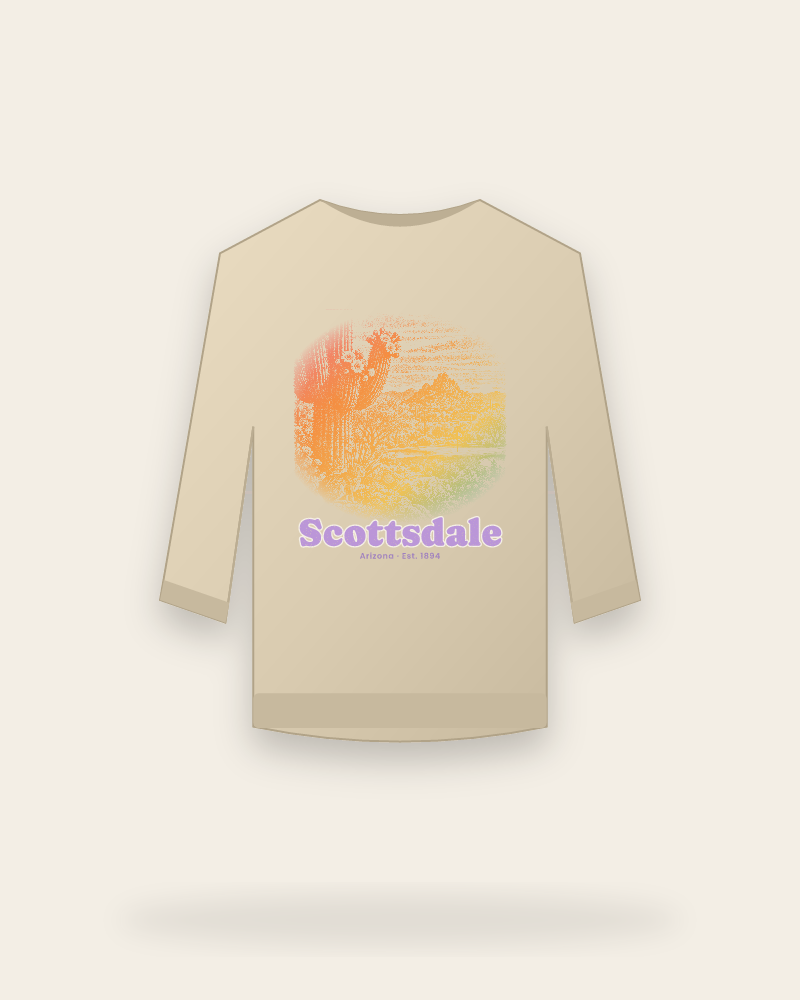 Scottsdale Saguaro Cottontail Crewneck Sweatshirt
