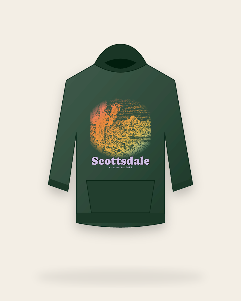 Scottsdale Saguaro Cottontail Hooded Sweatshirt