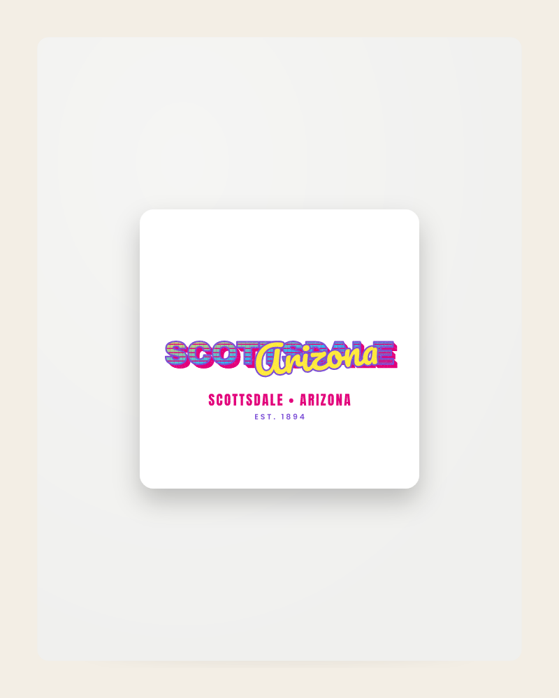 Scottsdale Music TV Fridge Magnet