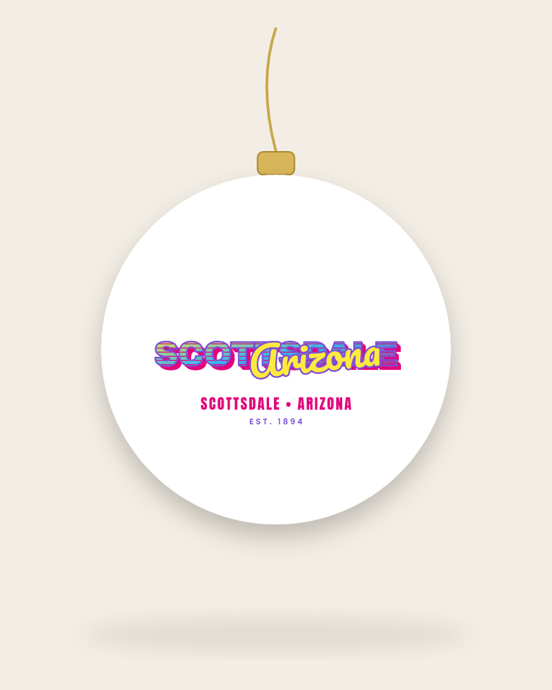 Scottsdale Music TV Ceramic Ornament