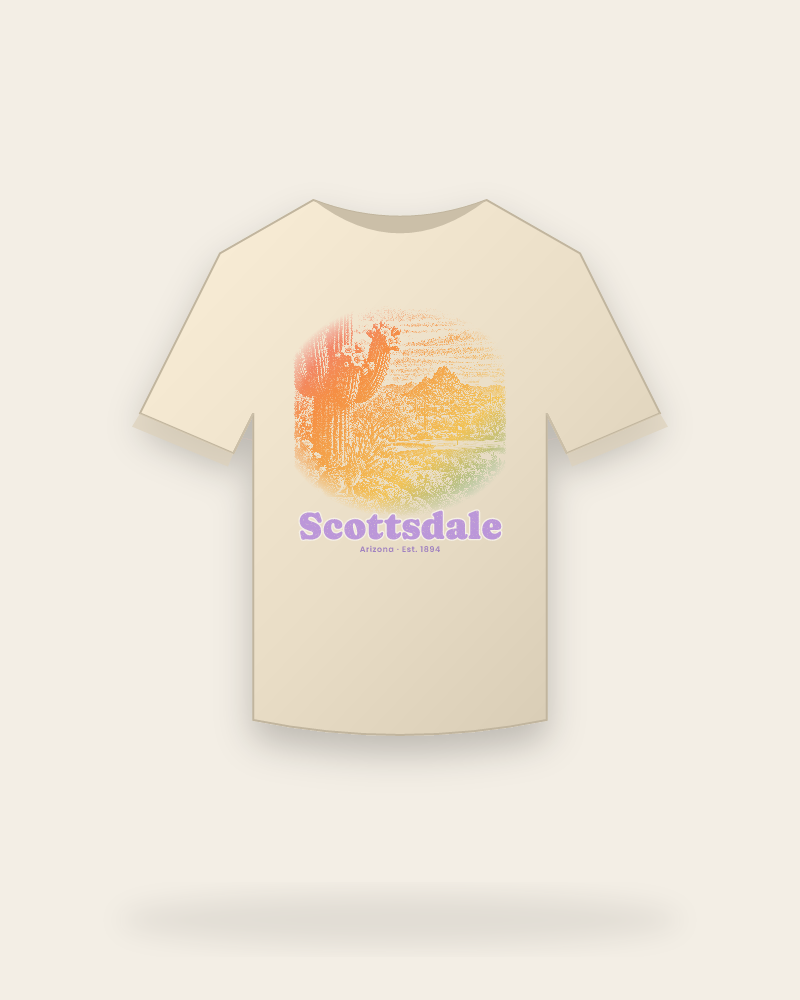 Scottsdale Saguaro Cottontail Classic Tee