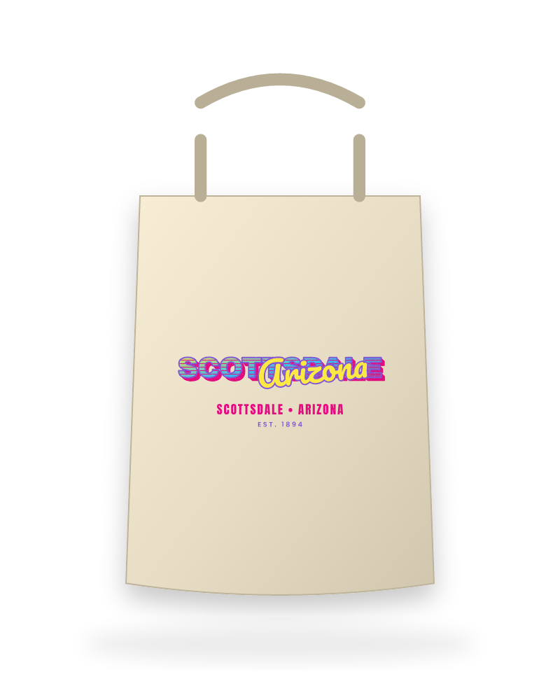 Scottsdale Music TV Canvas Tote