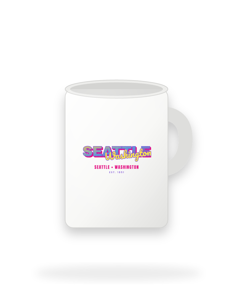 Seattle Music TV Ceramic Mug 15oz