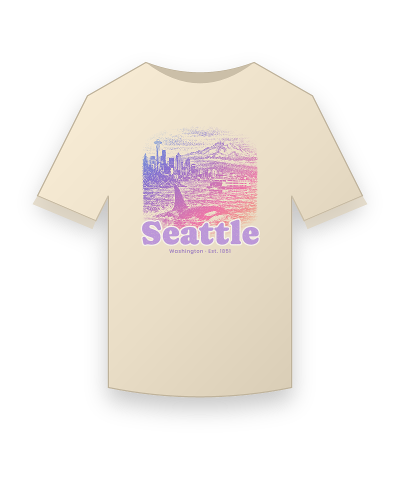 Seattle Sound Orca Classic Tee