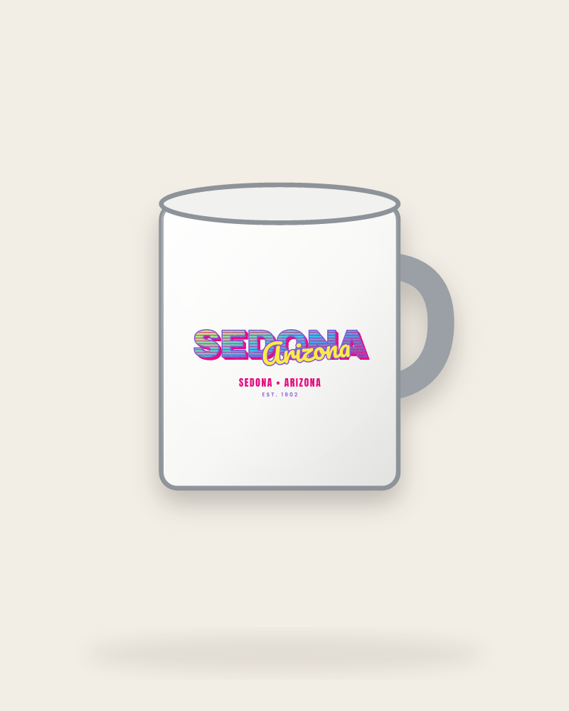 Sedona Music TV Enamel Camp Mug