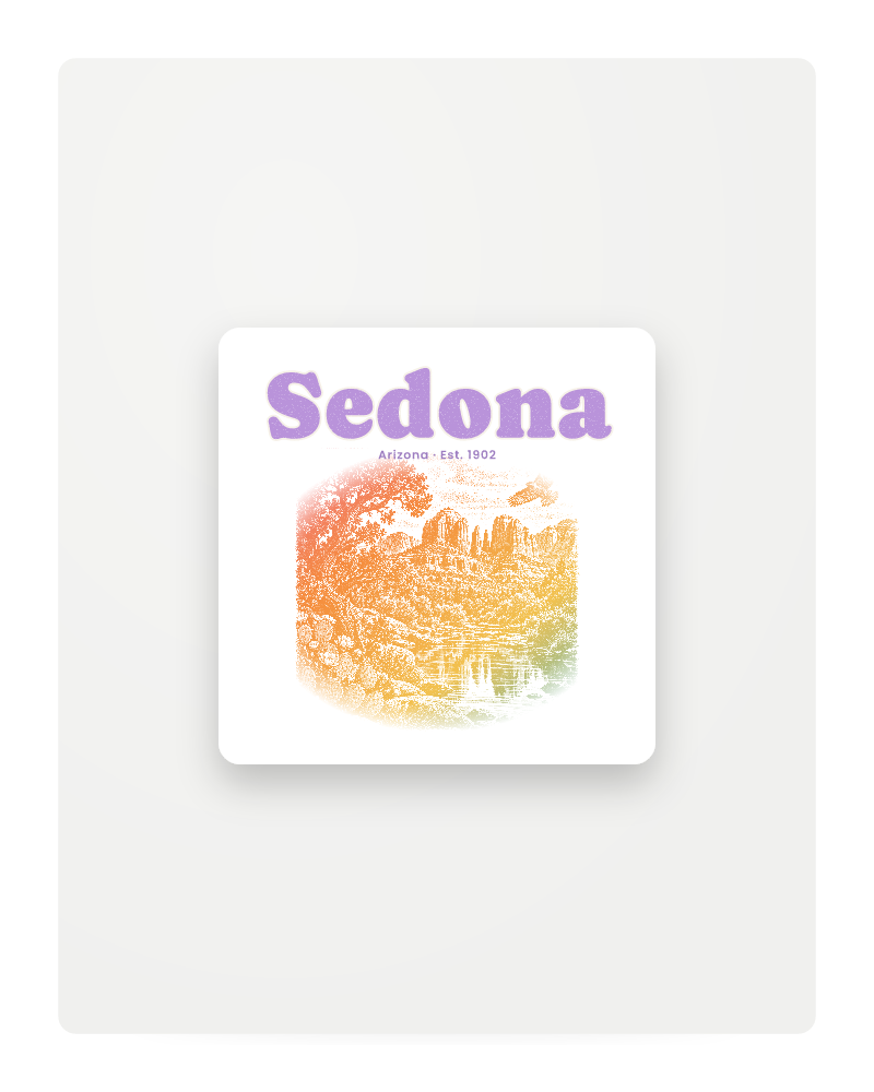 Sedona Cathedral Rock Fridge Magnet
