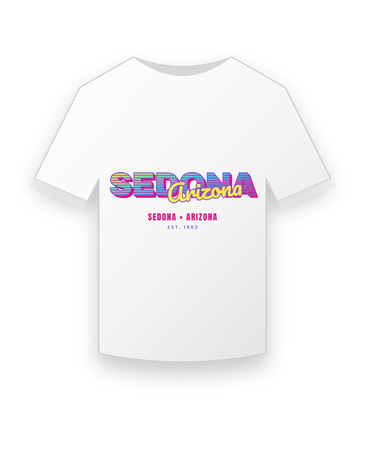 Sedona Music TV Youth Tee in White