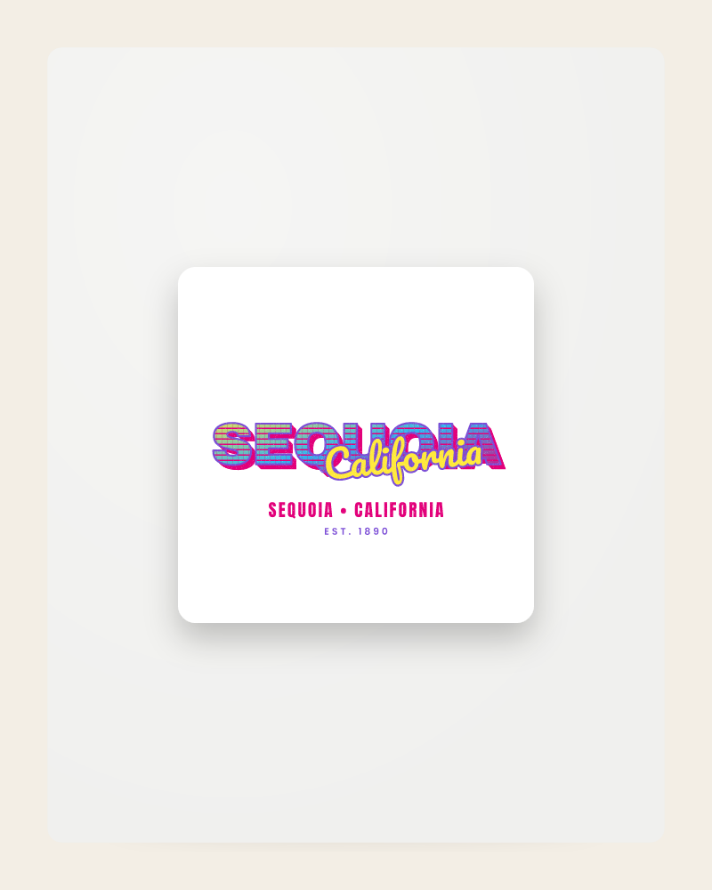 Sequoia Music TV Fridge Magnet