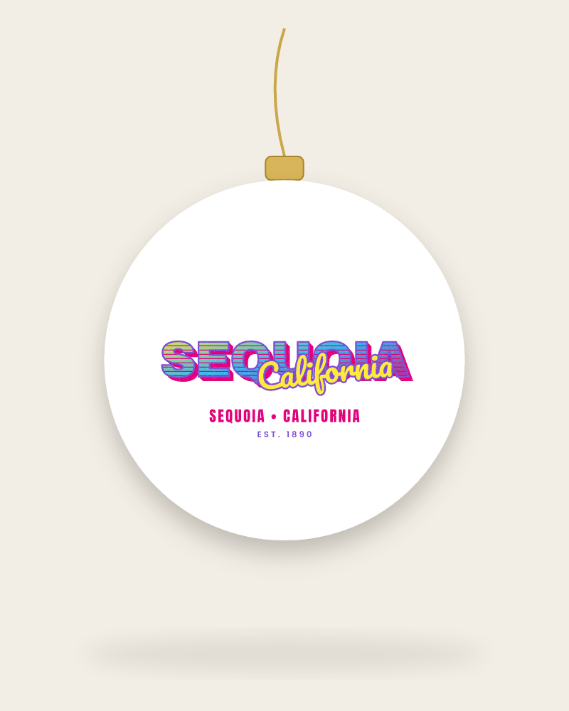 Sequoia Music TV Ceramic Ornament