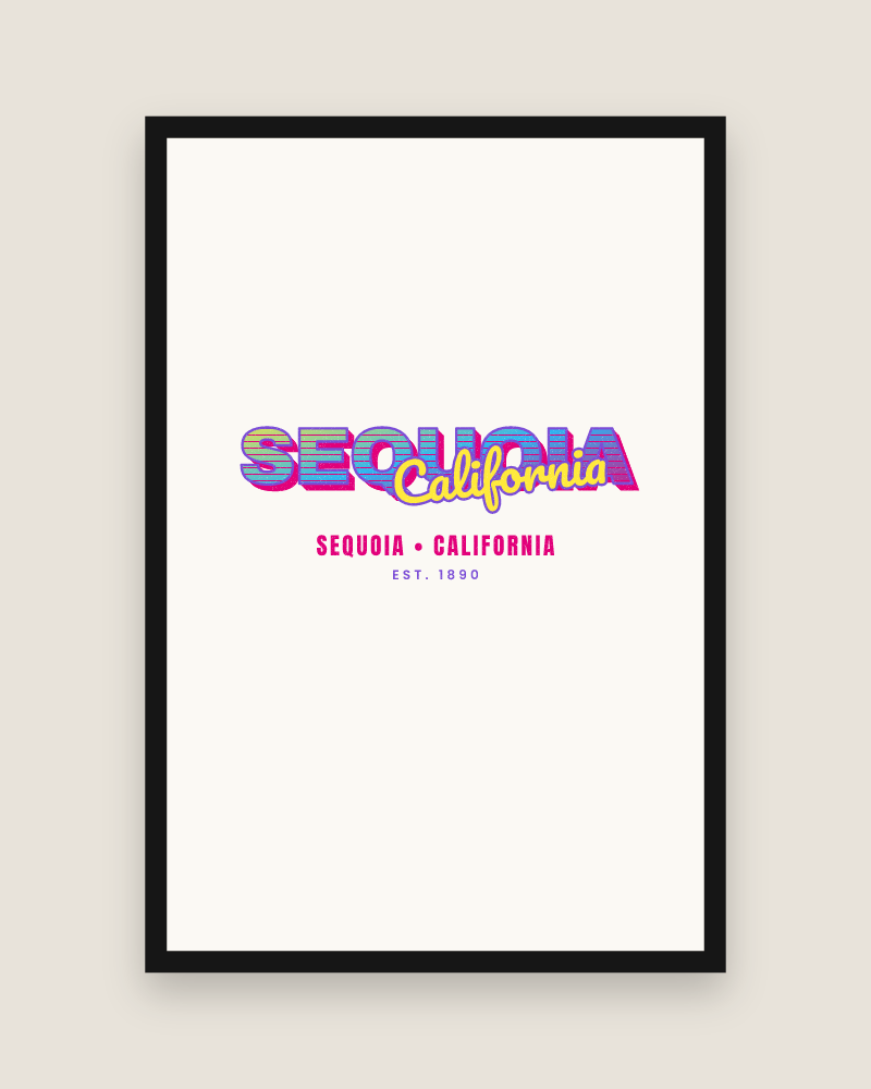 Sequoia Music TV Matte Poster