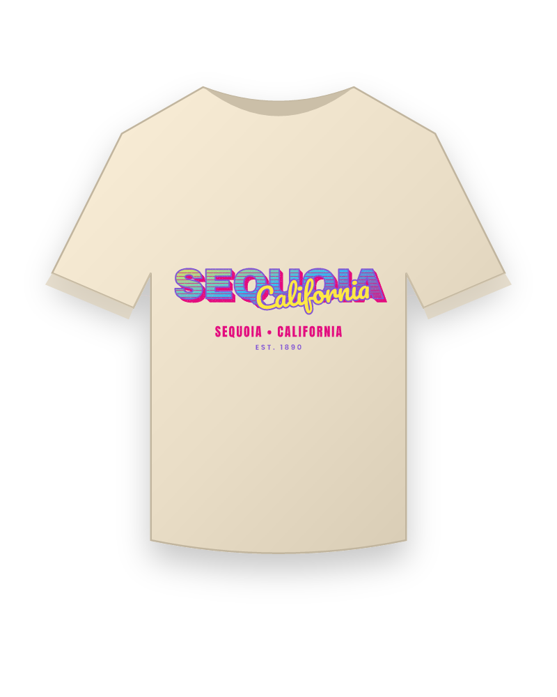Sequoia Music TV Organic Cotton Tee