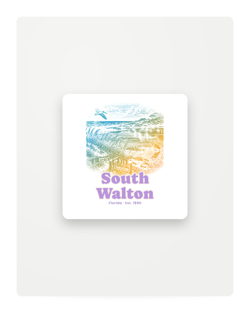 South Walton Dune Lake Fridge Magnet
