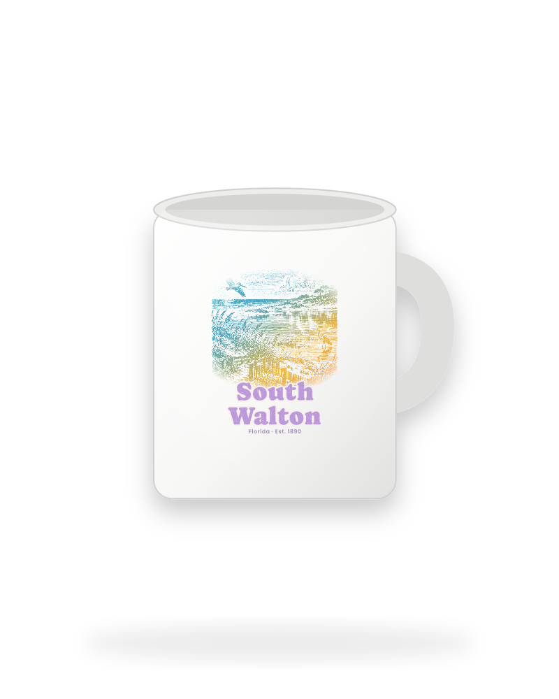 South Walton Dune Lake Ceramic Mug 11oz