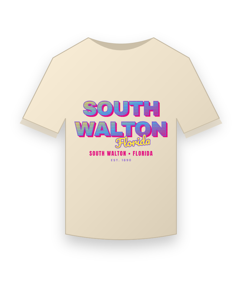 South Walton Music TV Organic Cotton Tee