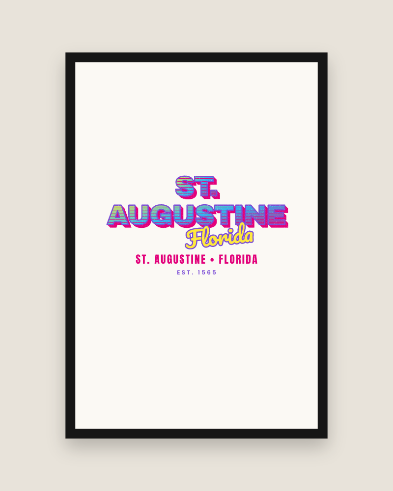 St. Augustine Music TV Matte Poster