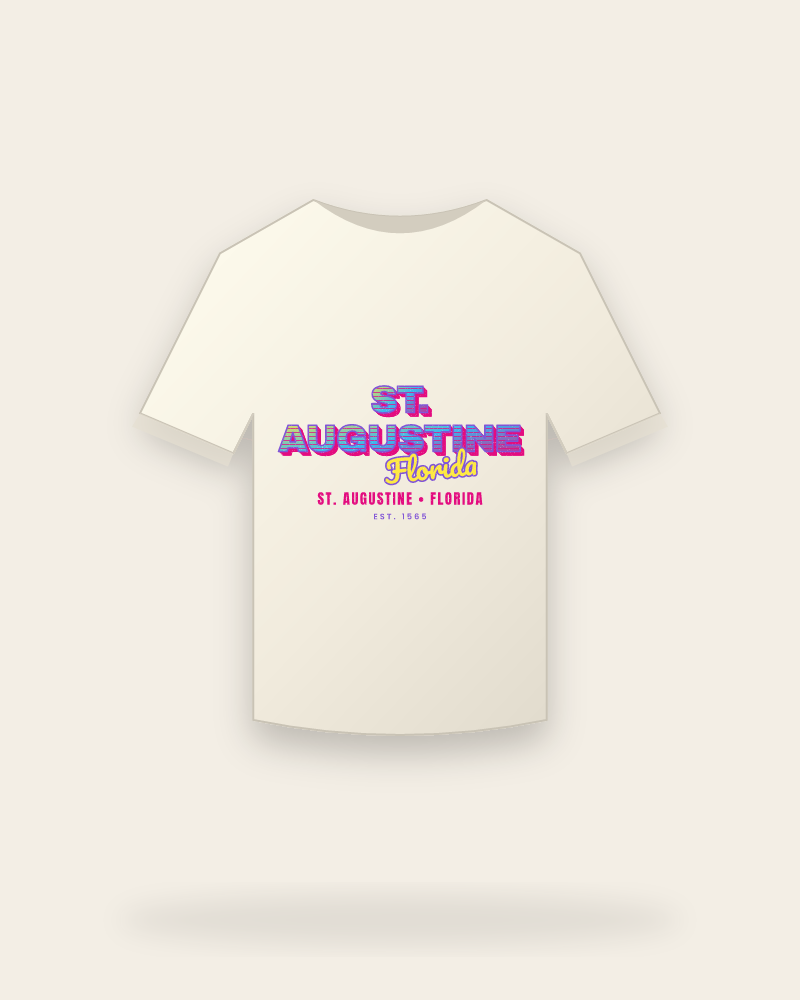 St. Augustine Music TV Vintage Wash Tee