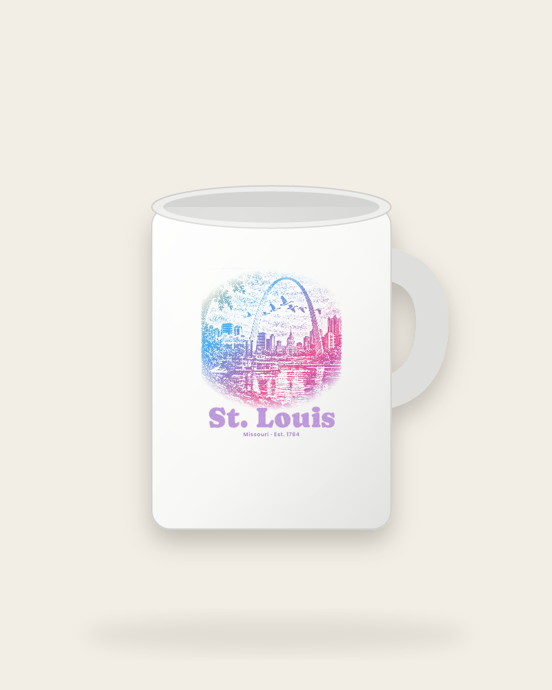 St. Louis Gateway Arch Ceramic Mug 15oz