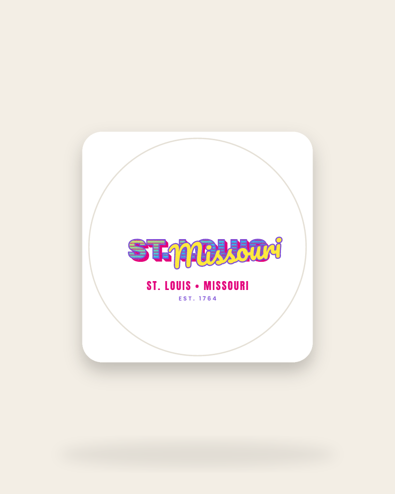 St. Louis Music TV Kiss-Cut Sticker