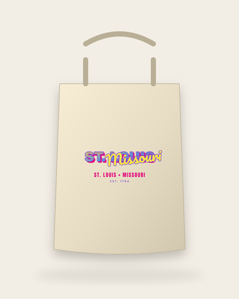 St. Louis Music TV Canvas Tote