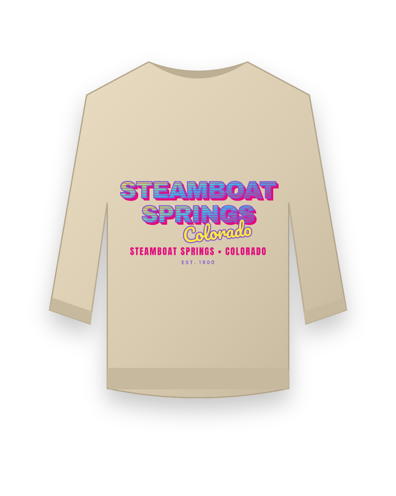 Steamboat Springs Music TV Crewneck Sweatshirt