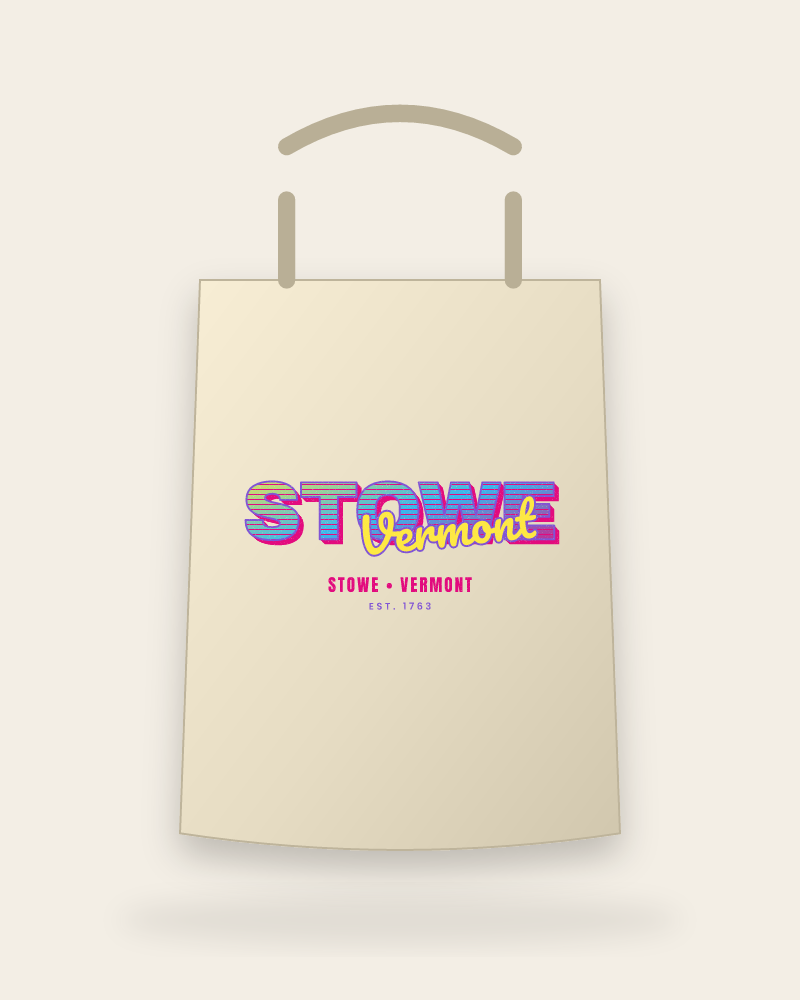 Stowe Music TV Canvas Tote