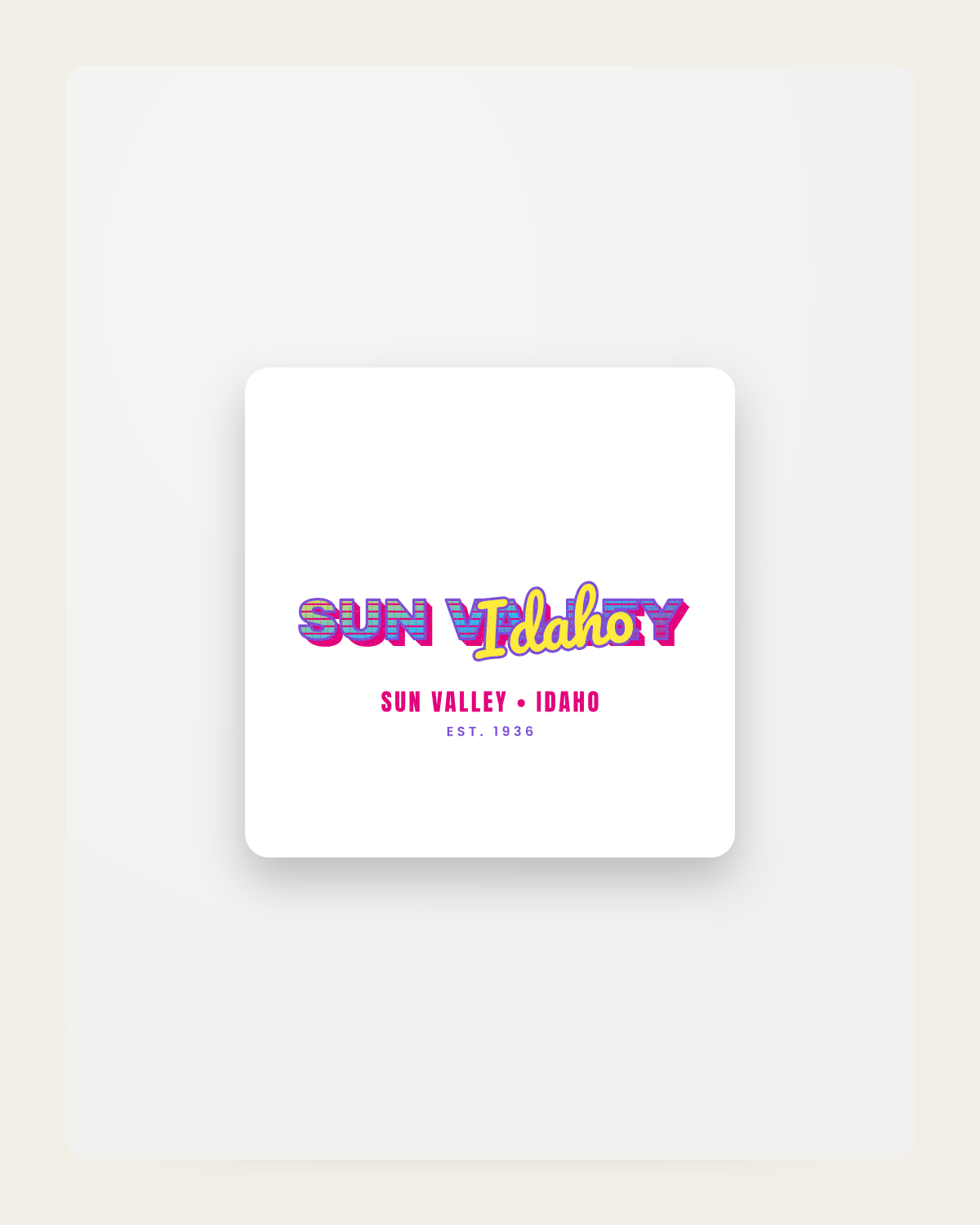 Sun Valley Music TV Fridge Magnet in White