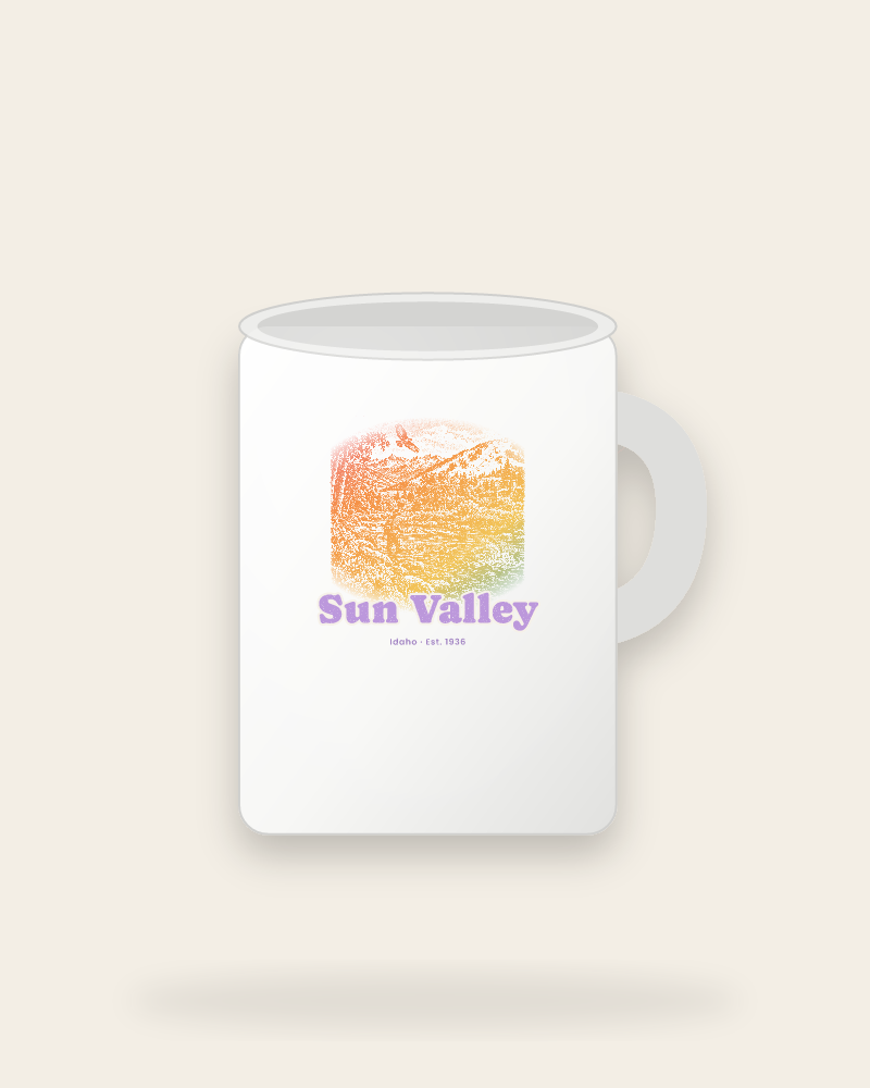 Sun Valley River Cast Ceramic Mug 15oz