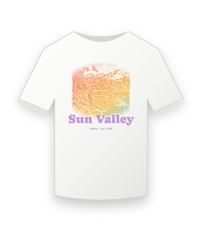 Sun Valley River Cast Youth Tee