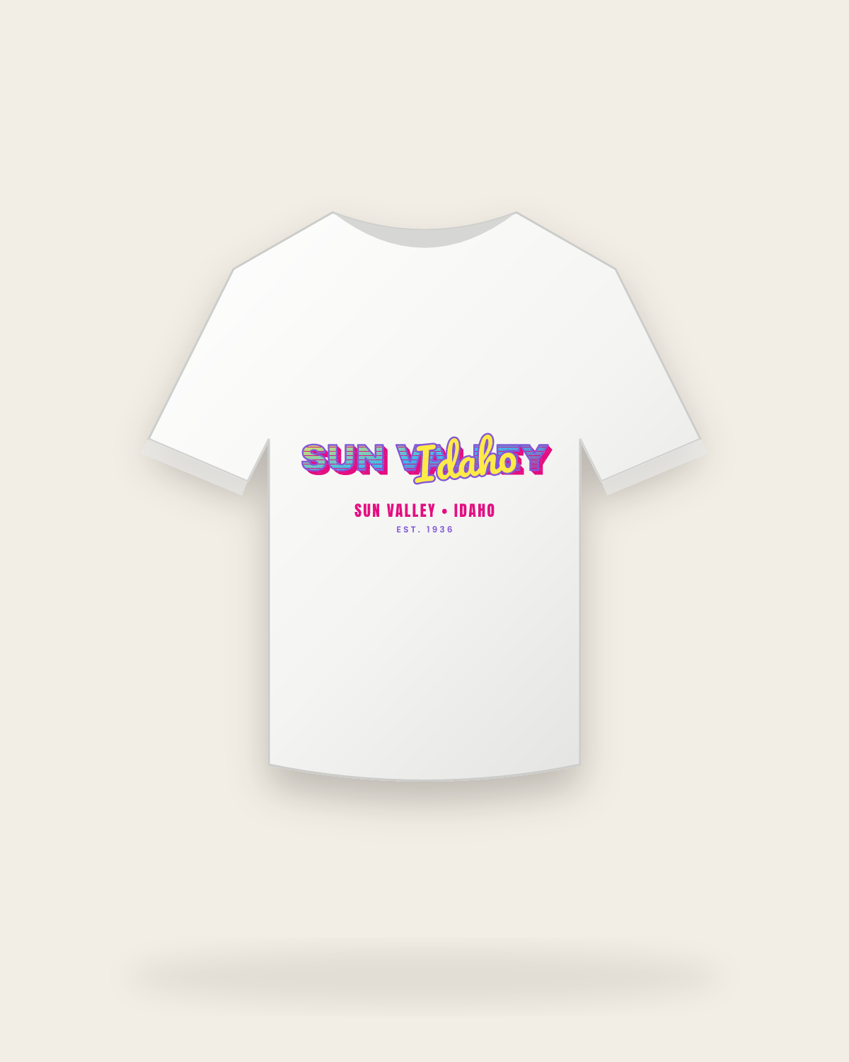 Sun Valley Music TV Youth Tee in White