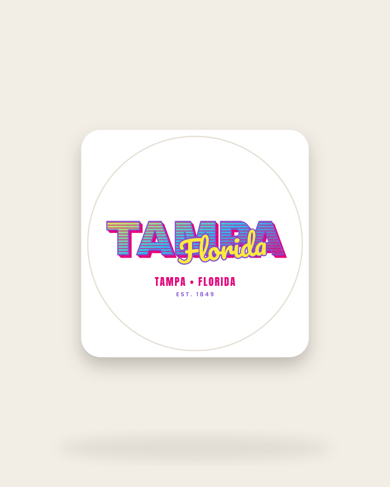 Tampa Music TV Kiss-Cut Sticker