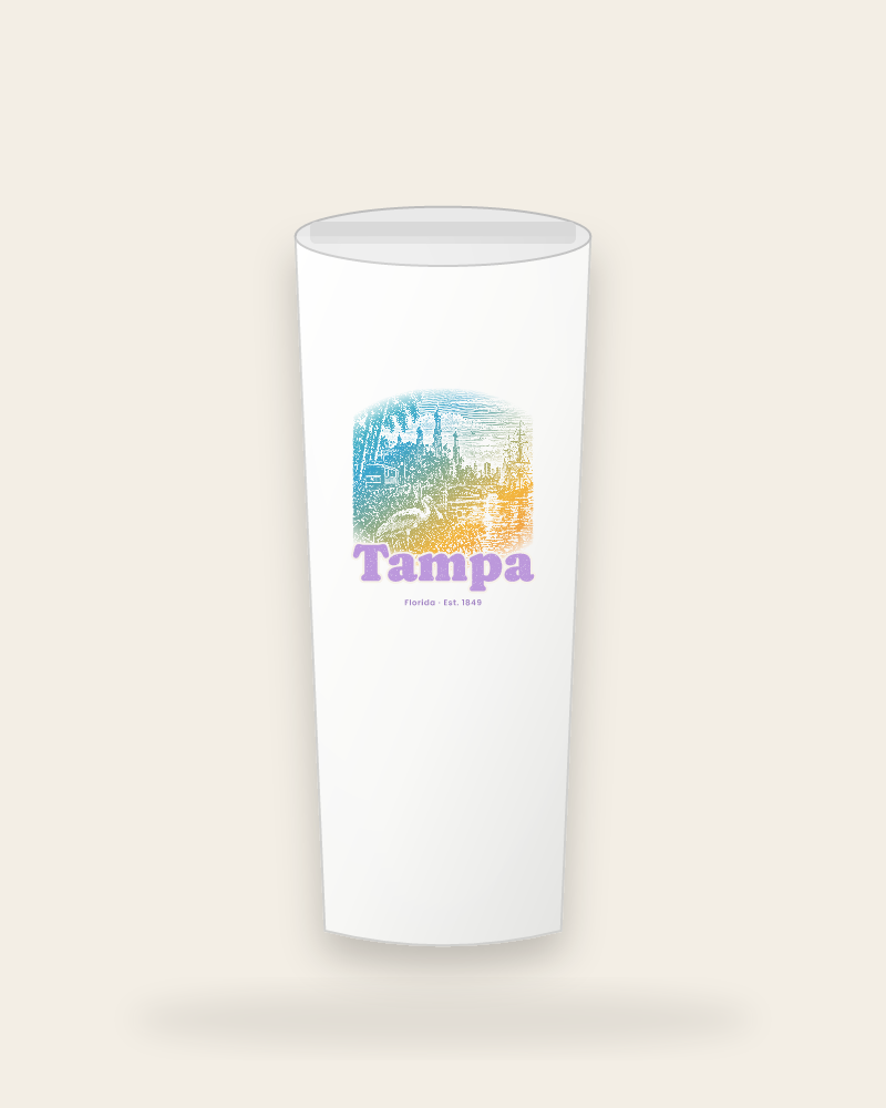 Tampa Minarets & Spoonbill Insulated Tumbler 20oz