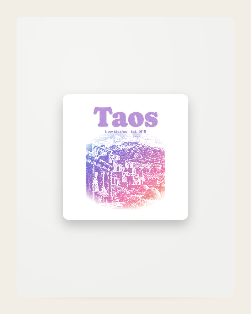 Taos Adobe Pueblo Fridge Magnet