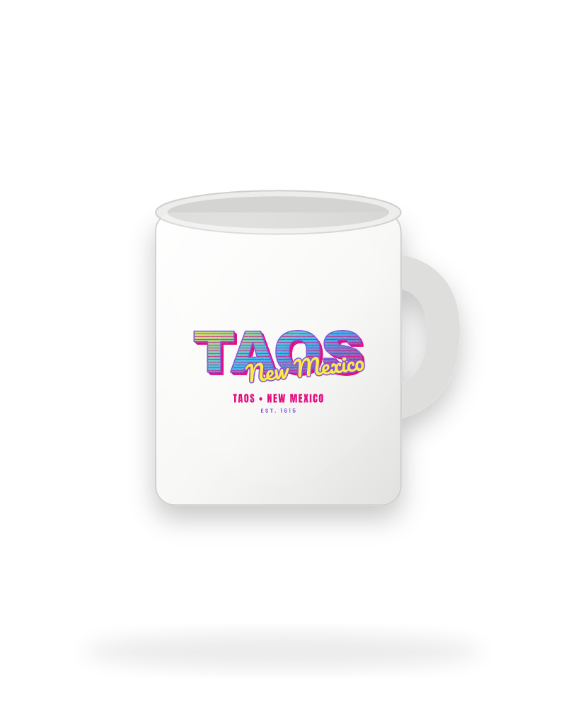 Taos Music TV Ceramic Mug 11oz