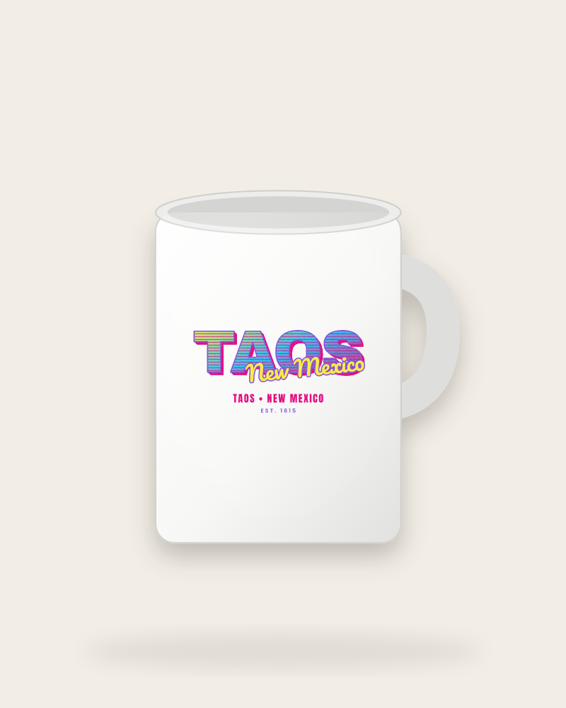Taos Music TV Ceramic Mug 15oz