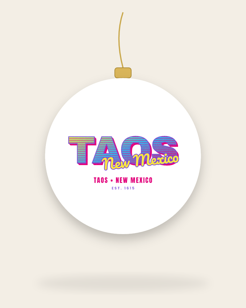 Taos Music TV Ceramic Ornament