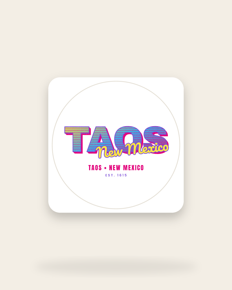 Taos Music TV Kiss-Cut Sticker