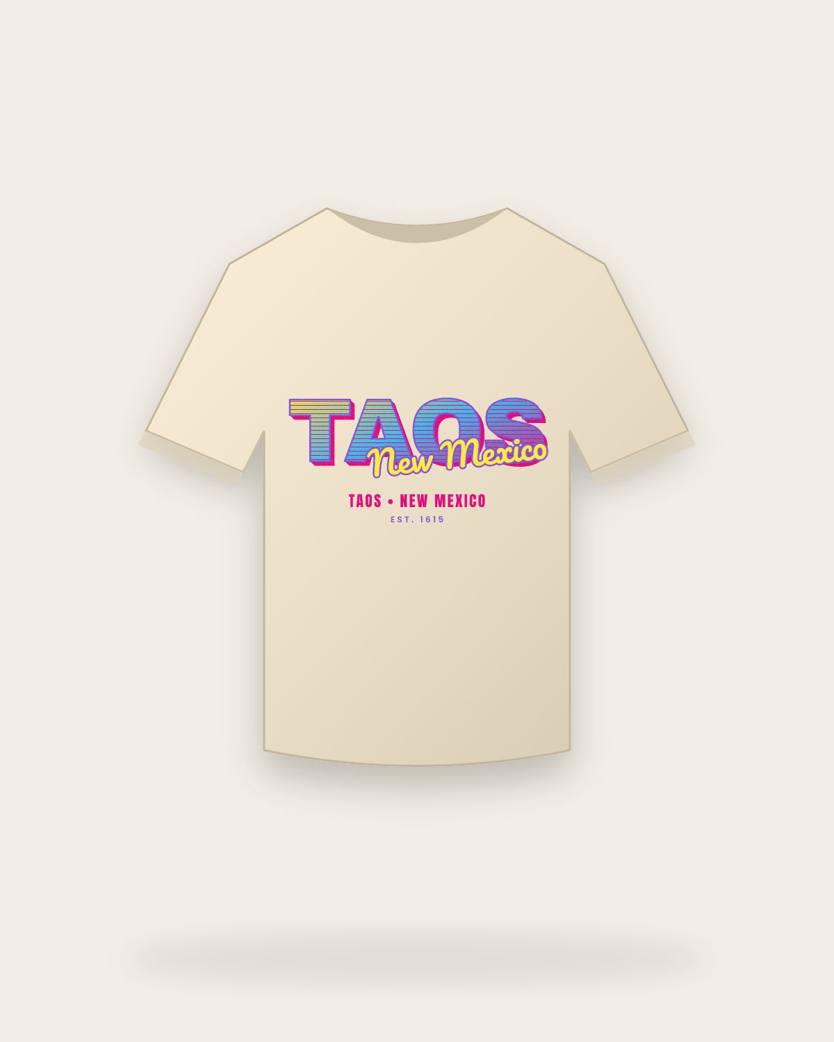 Taos Music TV Classic Tee in Natural