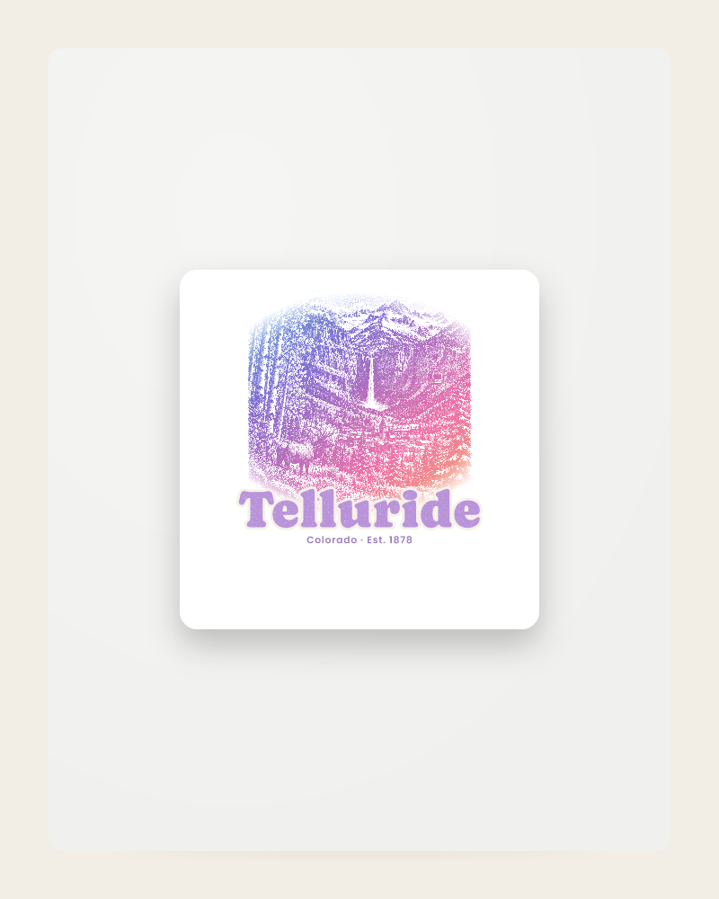 Telluride Box Canyon Falls Fridge Magnet