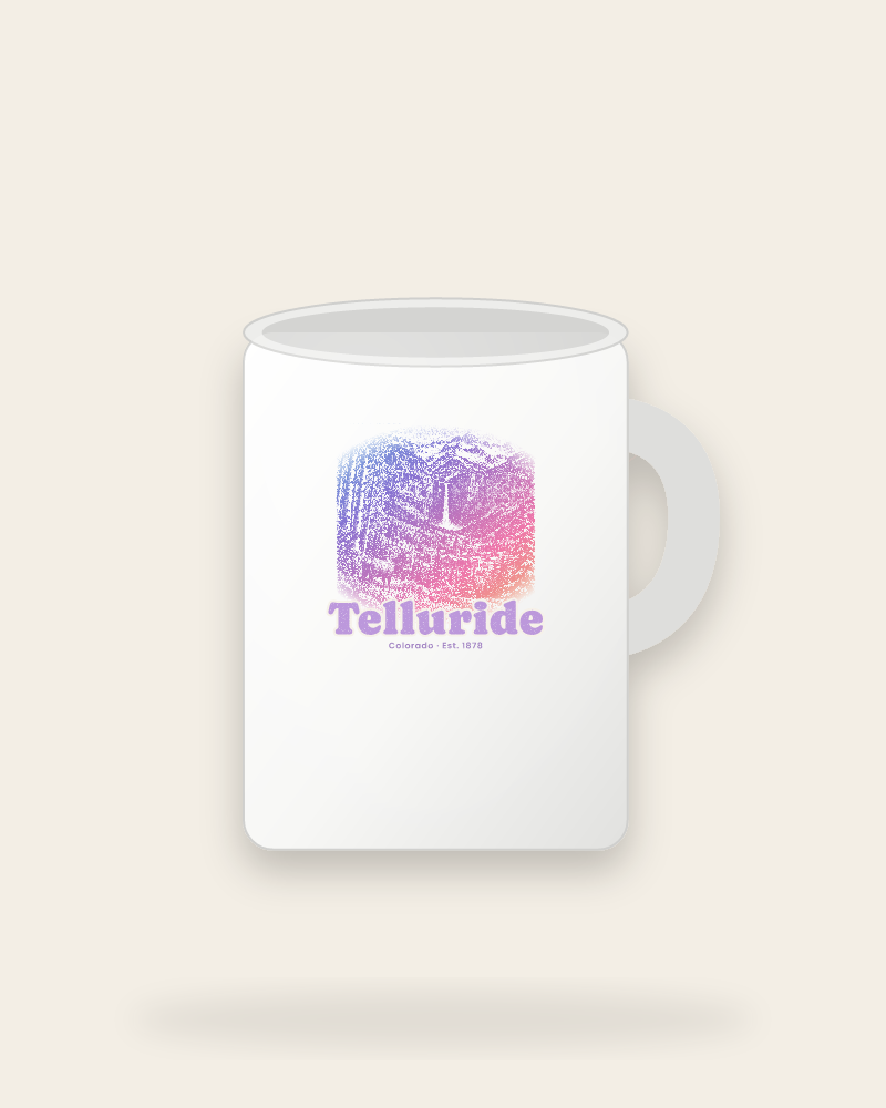 Telluride Box Canyon Falls Ceramic Mug 15oz
