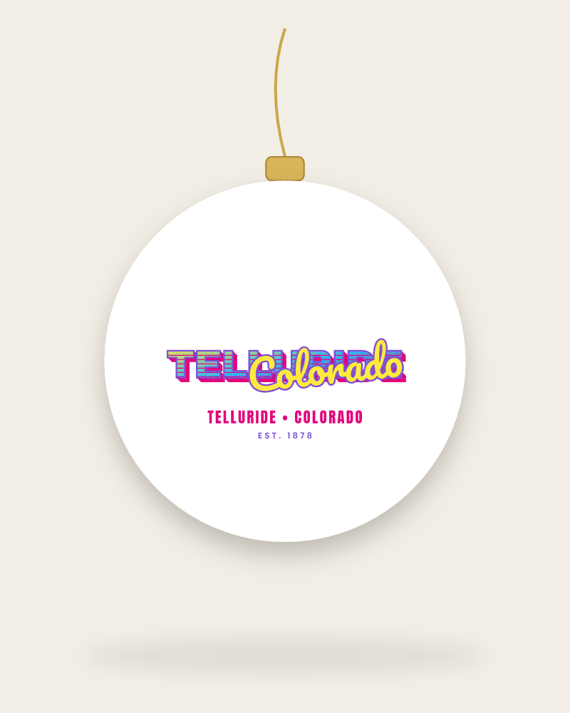 Telluride Music TV Ceramic Ornament